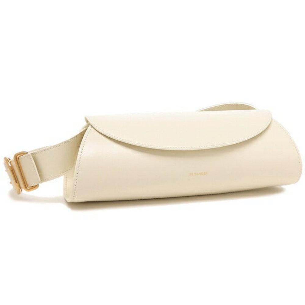 Jil Sander Cannoli Small Clutch Bag Shoulder Bag White